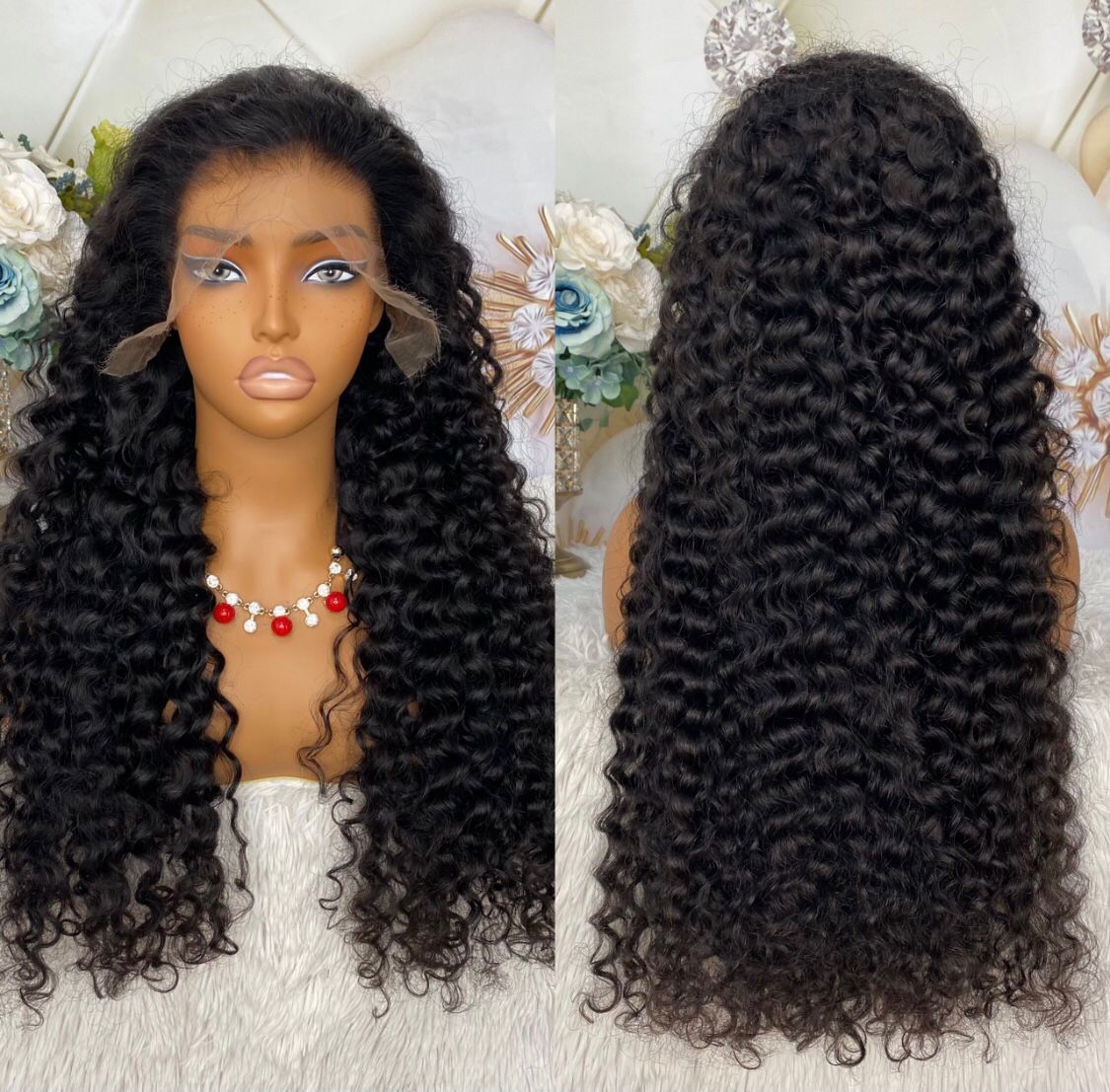 Burmese Curly HD Closure Wig